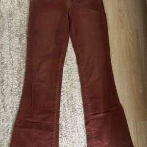 Joe's Jeans Copper Corduroy Flare Pants